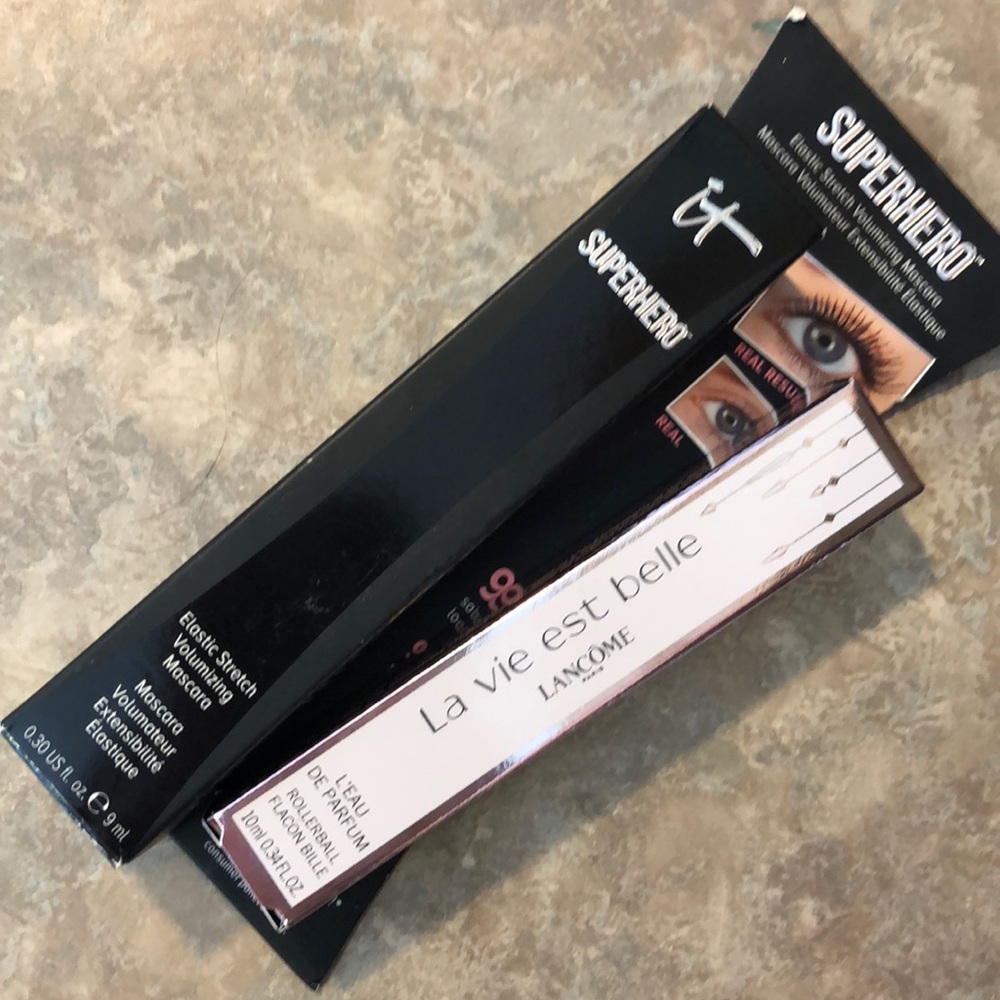 Mascara and rollerball beauty bundle